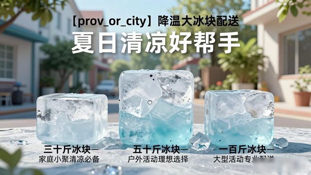 相城降温大冰块配送 夏日清凉好帮手